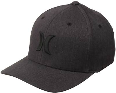 Hurley Black Textures Hat - Black Heringbone - New