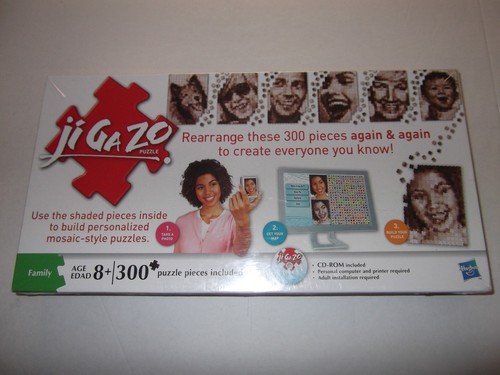Rompecabezas Hasbro 300 piezas + CD ROM Ji Ga Zo crea tu propio rompecabezas de imagen digital - Imagen 4 de 4