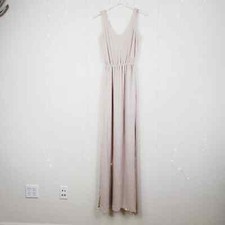 Show Me Your Mumu Kendall Maxi Dress Show Me The Ring Crisp Beige NWT Size Small