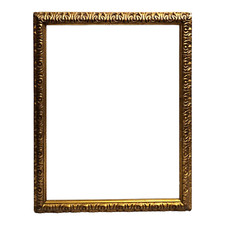 CORNICE Specchio Specchiera per Quadro LEGNO Dorato Vintage Stile Luigi Filippo