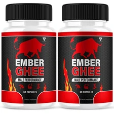 (2 Pack) Ember Ghee Max Performance Supplement EmberGhee Capsules (120 Capsules)