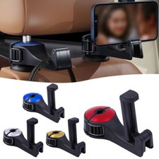 Car Seat Back Hooks Bag Storage Headrest Hook Hanger Mobile Phone Holder JQ