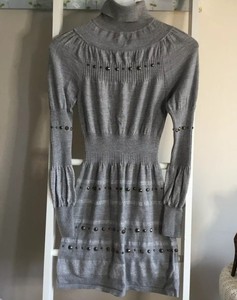 studded jumper dress