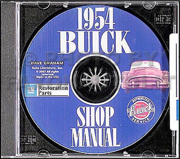 1954 Buick Cd-Rom Shop Manuell 54 Spezial Jahrhundert Super Skylark Roadmaster-image