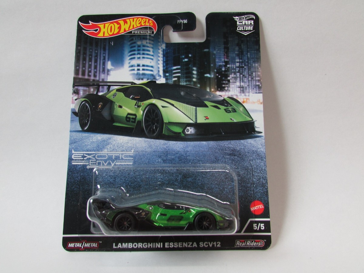 HOT WHEELS PREMIUM CAR CULTURE EXOTIC ENVY LAMBORGHINI ESSENZA