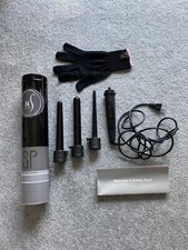 Herstyler 3 In 1 Wand Curling Iron Set Hair Curler 9-18MM 18-25MM 25MM 3P Glove