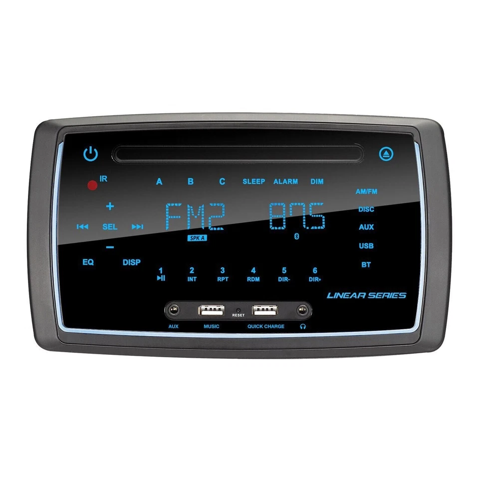 Linear Series RV6200S | AM/FM & BT/DVD Wall Mount RV Receiver | Factory Renewed - Image 2 of 4