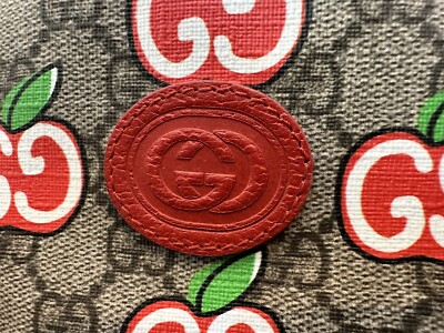 Gucci Apple Print GG Bucket Hat Fedora Pomme Size XS (55cm  display picture 2