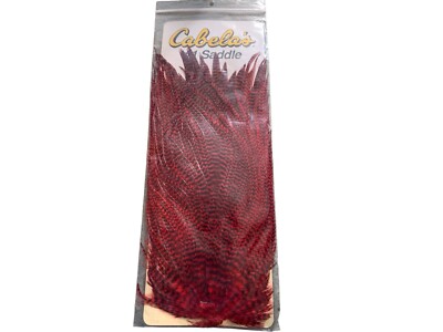 Cabelas #1 Saddle Barred Red Fly Fishing Rooster
