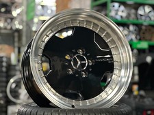 New 17x8j 17x9.5j Oz Aero Classic Design Amg Mercedes Black Wheel 4 Pcs