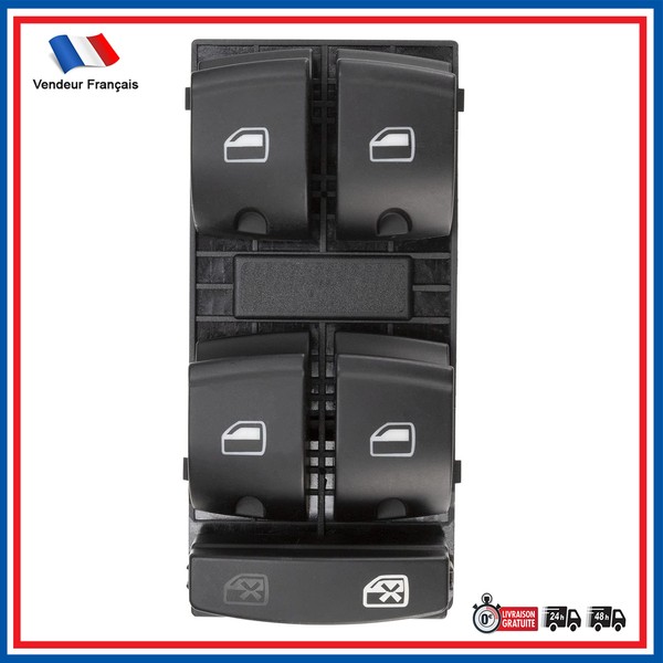 Knopf Elektrische Fensterheber Vorne Links Nuckel FüR Q7 2006-2015 A3 2003-2014-image