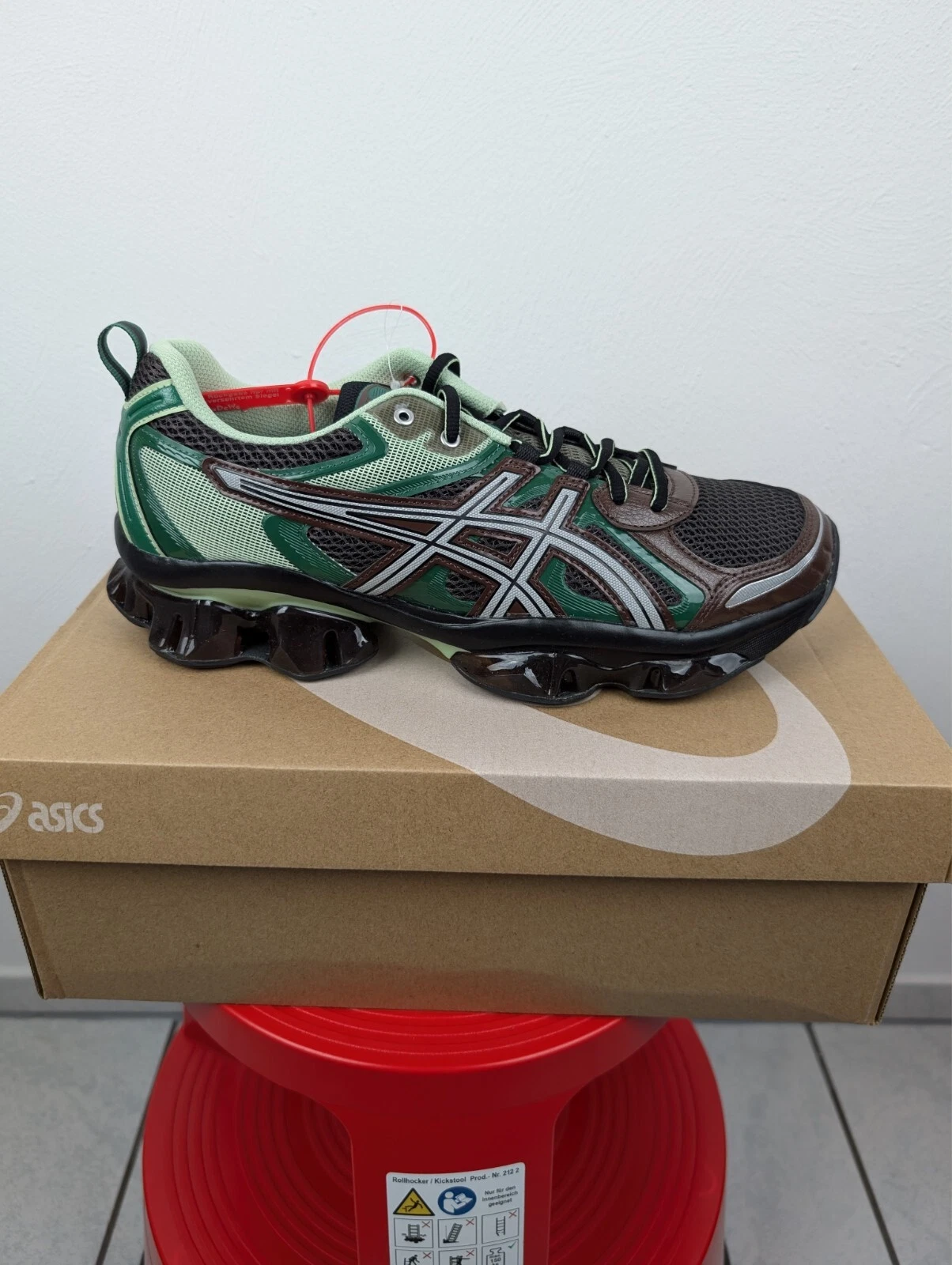 Asics Quantum Kinetic verde seppia 10 5 44 5 DS