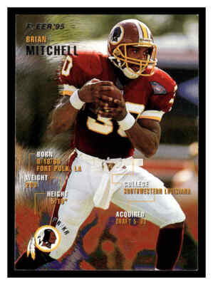 1995 Fleer #389 Brian Mitchell