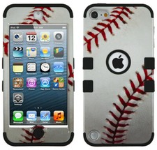 for iPod Touch 5th 6th 7th Gen - MLB Baseball Armor Hard Soft Rubber Hybrid Case