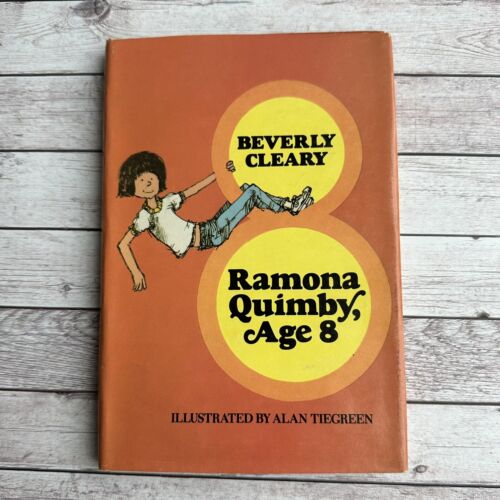 1981 Ramona Quimby, Age 8 Beverly Cleary First 1st Edition HC DJ Book Club