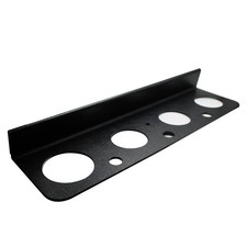 Trumpet Mute Holder with 4 Slots  3 Mouthpiece Holders, Black, Music Stand Clam