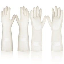 2 Pairs, 15 Inches, Nitrile Cleaning Gloves, Kitchen Dishwashing Gloves, Reus...