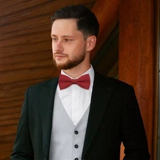 1PCS Fashion Bowties for Mens Oversized Bow Tie Solid Bowtie Wedding Party 