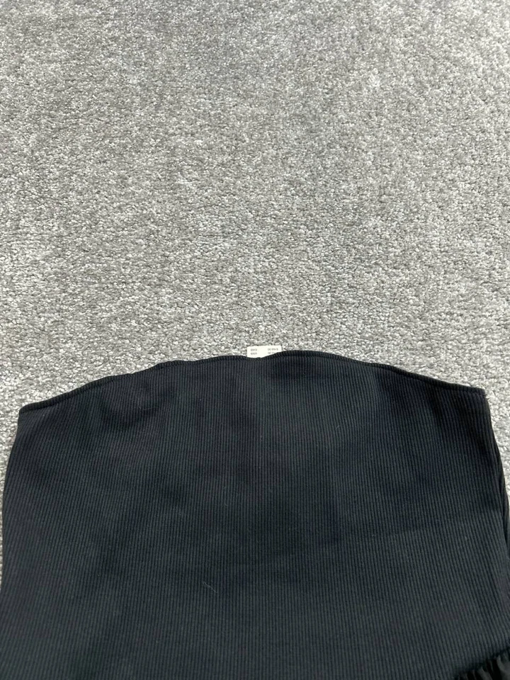 Vestido Anthropologie Mujer Grande Pequeño Negro Algodón Blusa Nuevo Foto 2 de 4