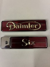 Daimler SIX ,X300 Bootbadges ,Boot Badges ,NOS ,New Old Stock
