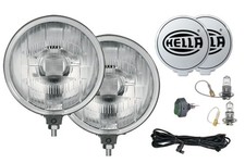 Hella 500 Series Classic Fog Lights Kit W Wiring Halogen 55 Watt 6 Inch Round