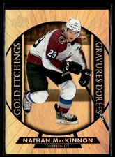 2020-21 Upper Deck Tim Hortons Gold Etchings Nathan MacKinnon Colorado Avalanche