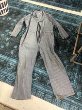 Vintage WALLS MASTER MADE 1950's Denim Jumpsuit Coveralls Overalls Size 50