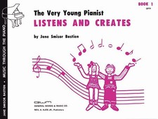 BASTIEN THE VERY YOUNG PIANIST LISTENS AND CREATES BOOK 1 PIANO KJOS NEW ON SALE