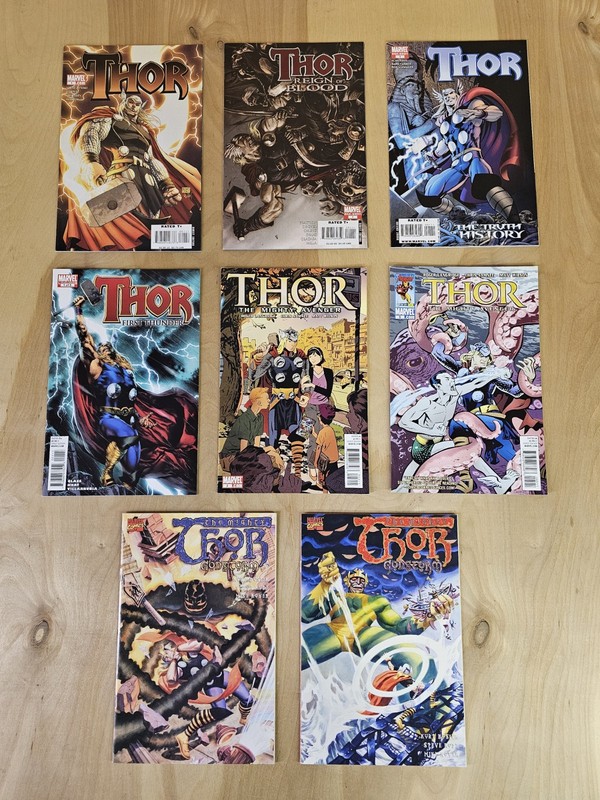 Thor Comic Lot Mixed Lot 8 Comics