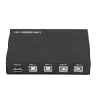 USB Sharing Manual Switch Box USB 2.0 To USB B 4 Port Share Switcher Hub Fo SJCJ