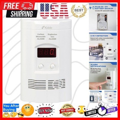Carbon Monoxide Detector, Propane, Natural, Methane, & Explosive Gas Alarm, P...