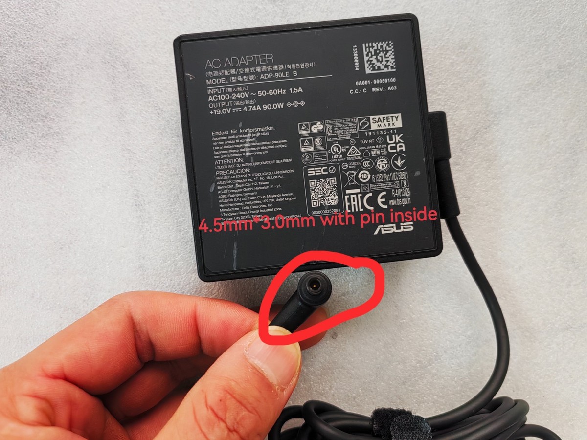 OEM 19V 4.74A 90.0W 4.5mm*3.0mm Pin ADP-90LE B For ASUS YX560