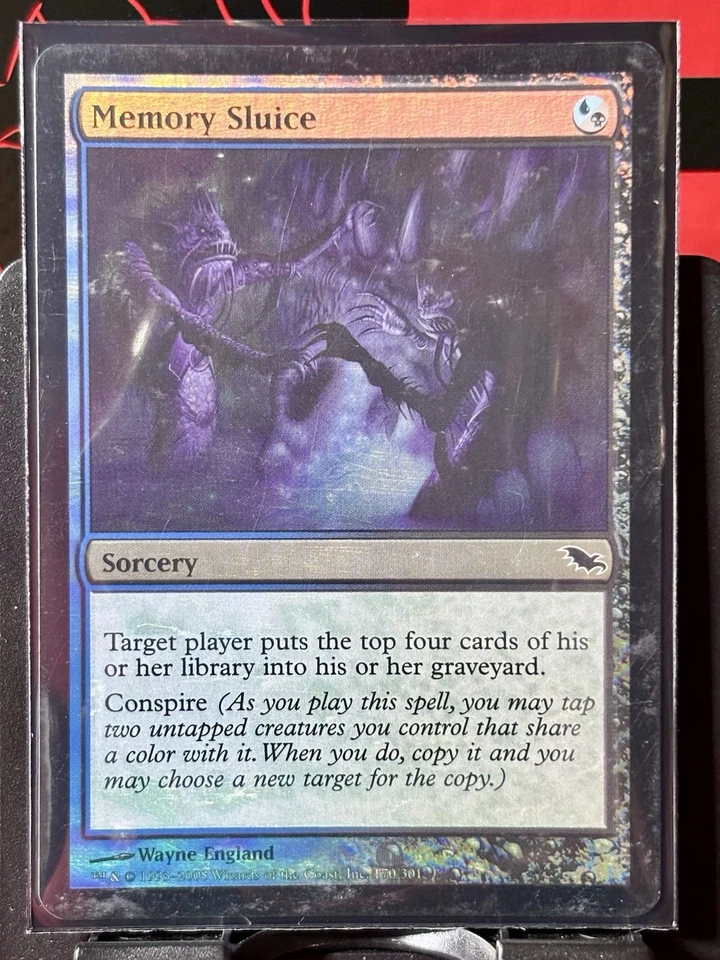 Memory Sluice - FOIL - MTG - Shadowmoor - 170/301 - COMMON ~ MP - Image 2 of 4