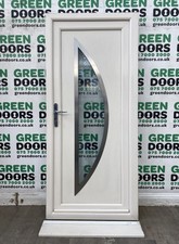 DESIGNER UPVC FRONT DOOR INWARDS EXTERNAL EXTERIOR DOUBLE GLAZED CREAM WHITE