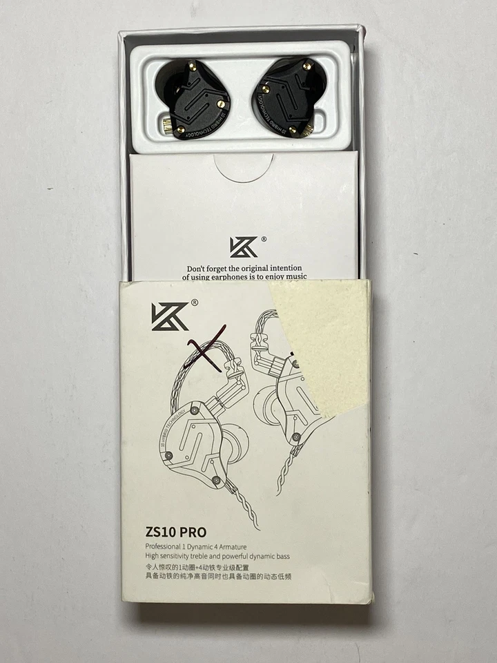 2x KZ ZS10 Pro, 4BA+1DD 5 Driver en Monitor, Auriculares HiFi con Cable, Juegos Foto 2 de 4