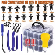 653 Auto Trim Removal Tool Kit Car Panel Door Dashboard Fastener Remover Pry Set