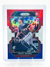 Riley Adams 2022 Panini Prizm Red White Blue RC Rookie Card #173 Washington Nati. rookie card picture