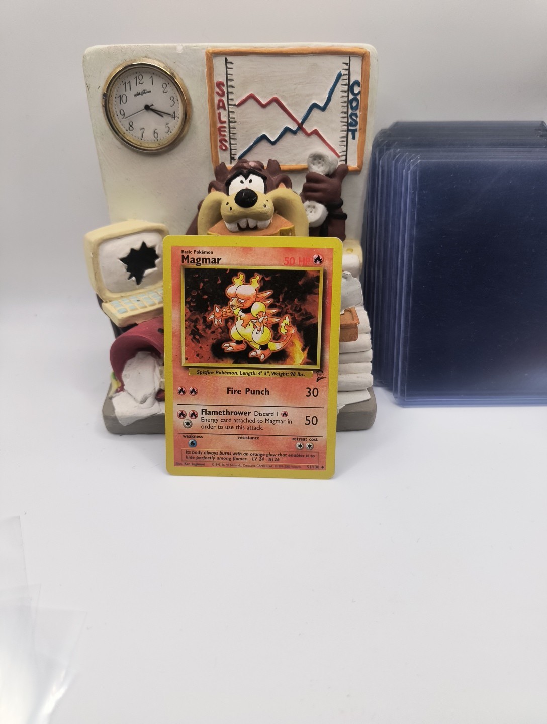 MAGMAR BASE SET 2 51/130 UNCOMMON VINTAGE WOTC POKEMON CARD 
