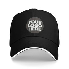 Custom Baseball Cap w/Company Team Name Logo Photo Unisex Adjustable Personalize