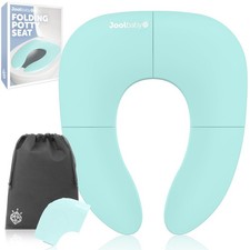 Folding Travel Potty Training Seat Toddlers Aqua Non-Slip Suction Cups Bag