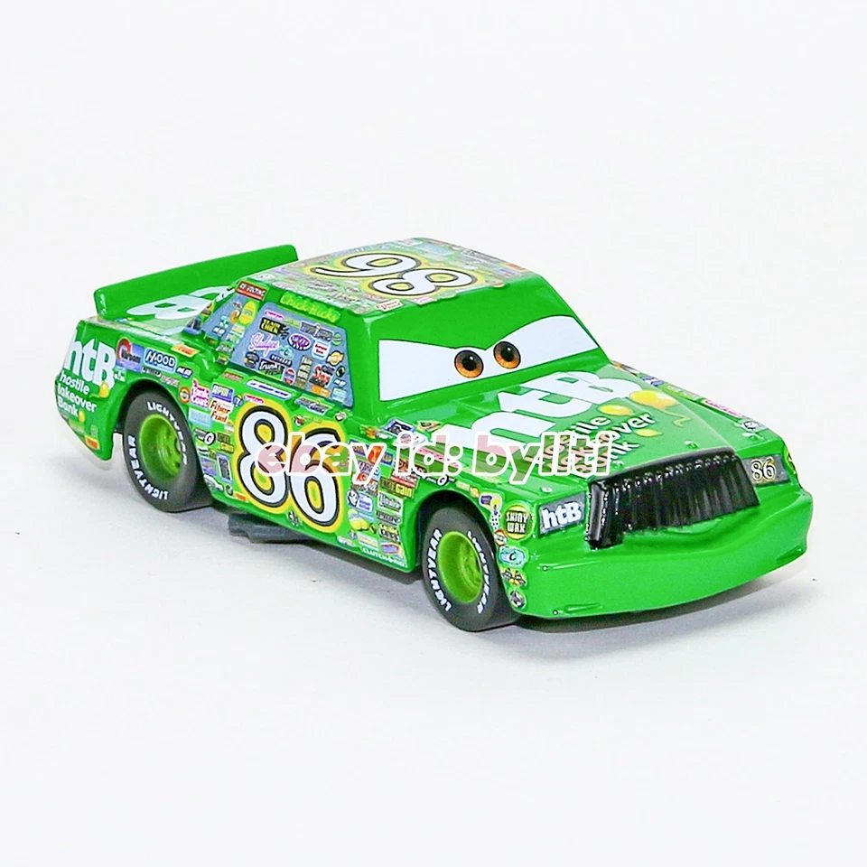 美泰迪士尼皮克斯汽车小鸡希克斯 1:55 压铸汽车玩具礼物,全新散装 — 第 3/4 张图片