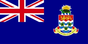 Cayman Islands Flag Self Adhesive Sticker