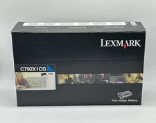 Genuine Lexmark C792 Toner Cartridge - Cyan (C792X1CG)