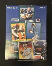 1991 Fleer Football Box 36 Sealed Packs