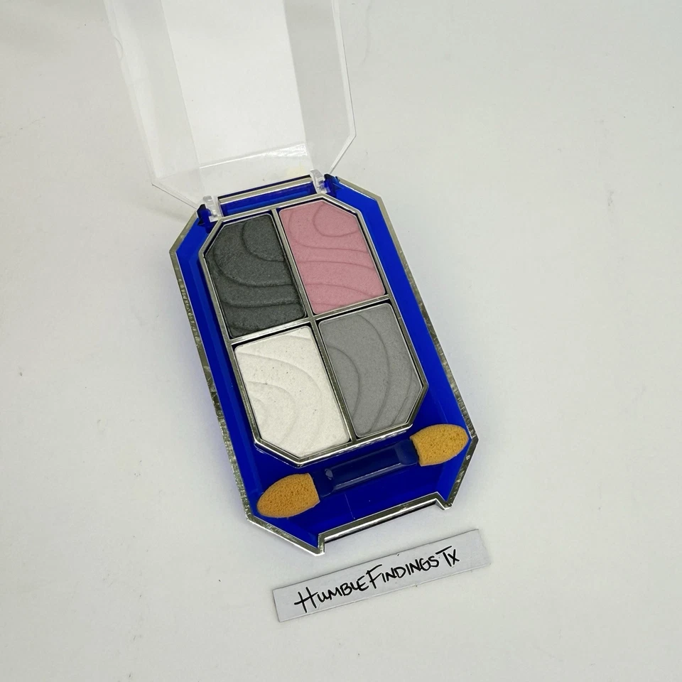 Max Factor Visual Eyes CHARCOAL EyeShadow Quartet Vintage NEW Palette Pink Black - Image 2 of 4