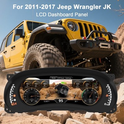 For 2011-2017 Jeep Wrangler Digital speedometer Cluster Multi-Mode
