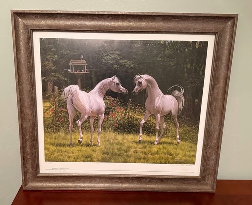 Mary Haggard Romance in the Air Horse Art Print Framed Limited Edition 1767/1950