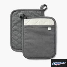   2pk Potholder Dark Gray - Figmint™