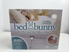 Bed Bunny Locking Fitted Bed Sheet,AS SEEN ON TV,Stays On Won t Slip Off,Queen