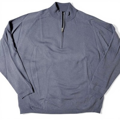 Golite 100% Merino Wool 1/4 Zip Sweater Mens XL Pullover Travel Golf **